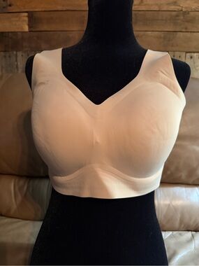 3 pcs Seamless Comfort Wireless Jelly Bra - Cream